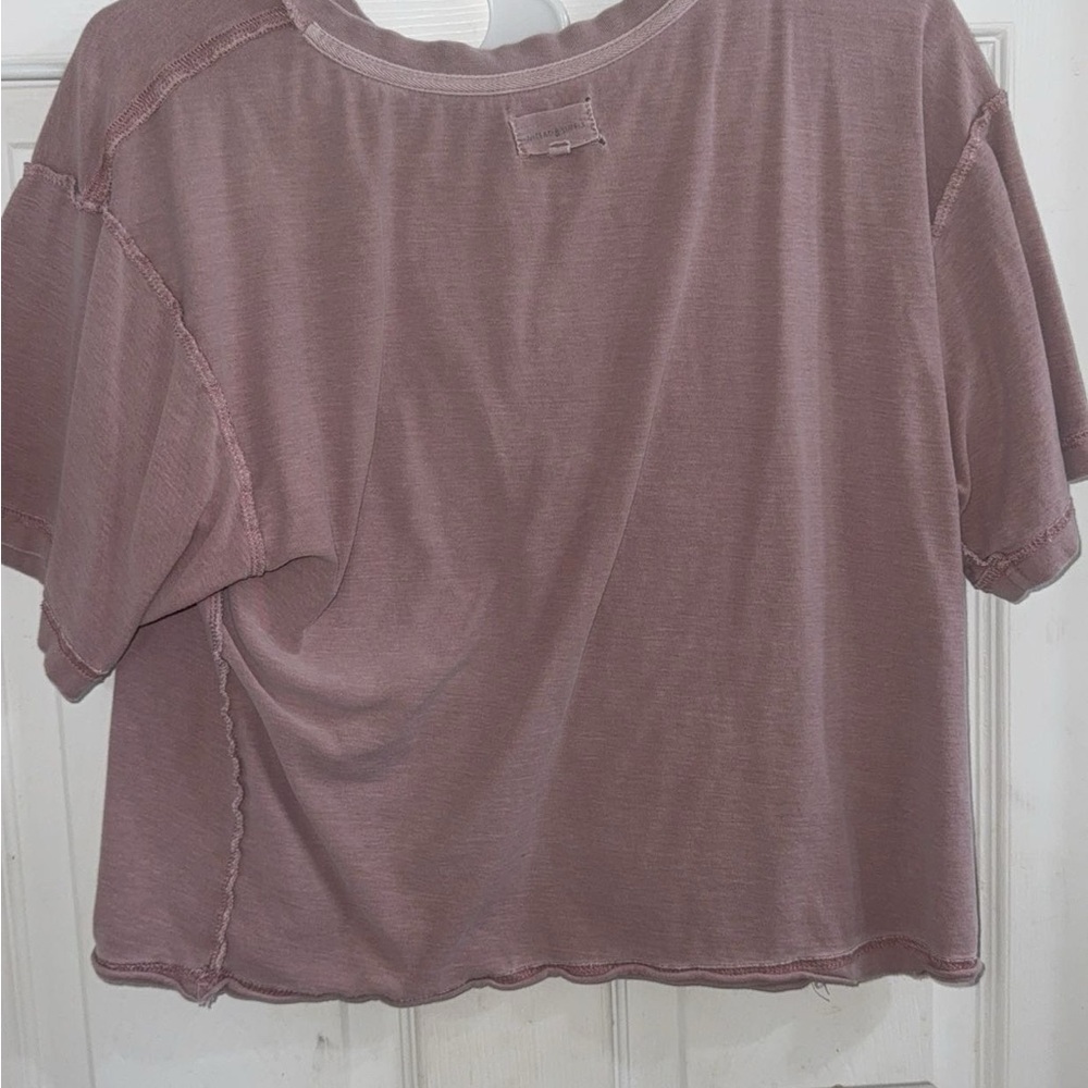 Free People Pink Short Sleeve Tee